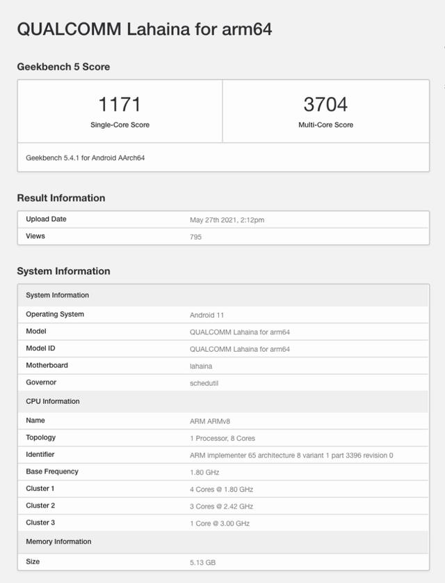 分数比s8 更高 疑似高通新款s8 跑分结果现身geekbench 今日头条