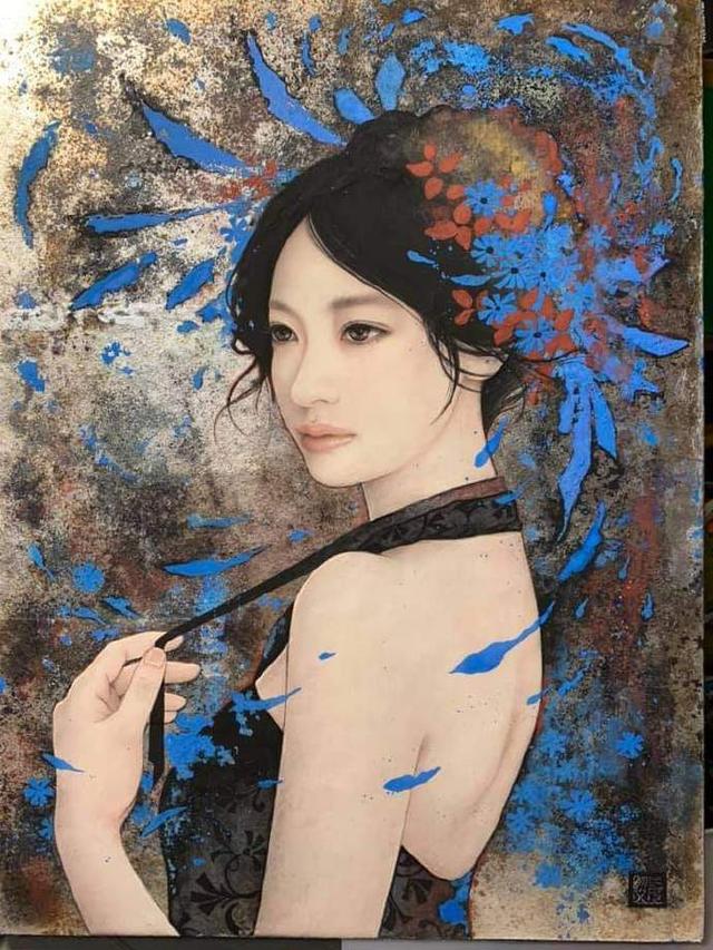 妖媚的女子 日本画家铃木裕子的女性人物肖像画作品欣赏 图 今日头条